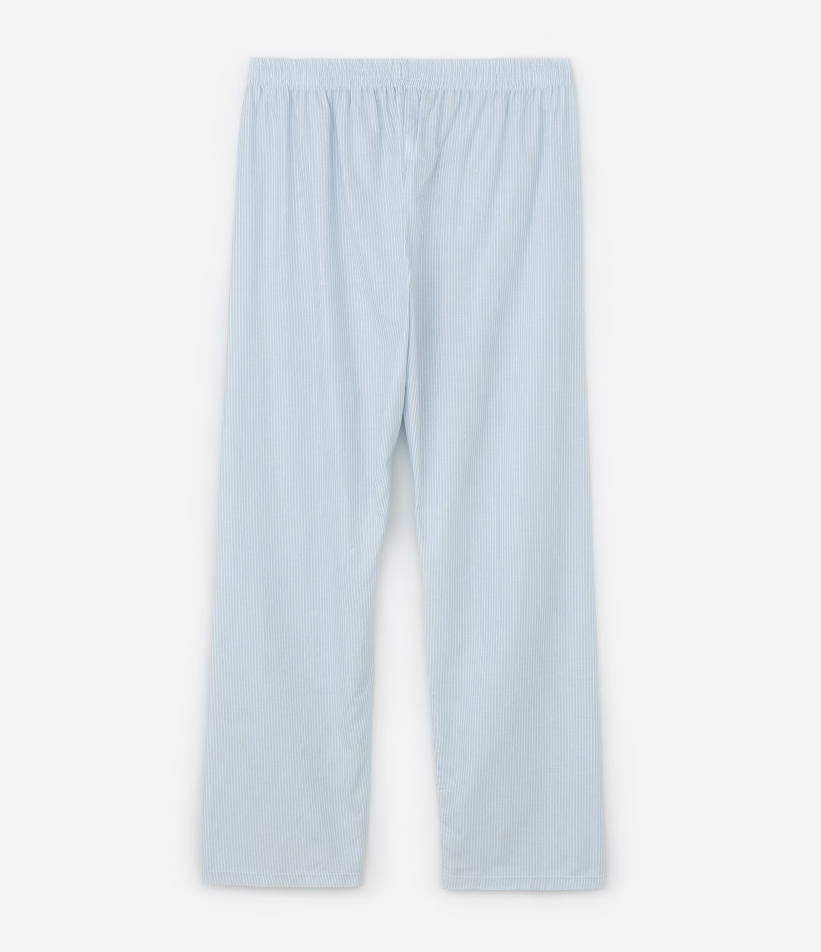 Calça de Pijama em Algodão com Listra Azul 2