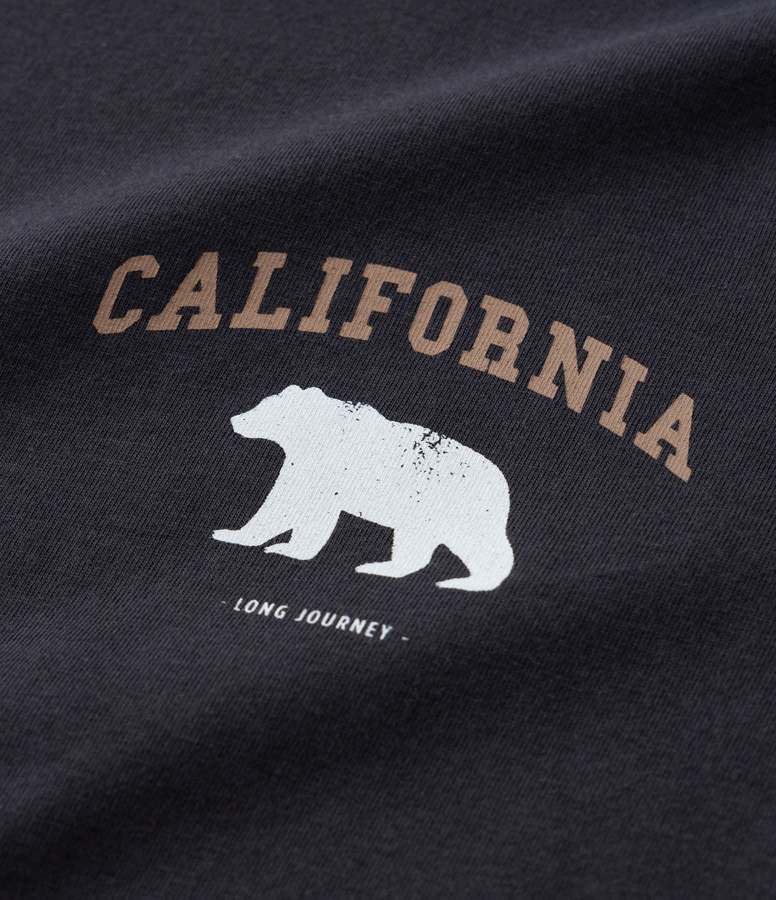Camiseta Infantil com Estampa Urso California - Tam 7 a 14 Anos Cinza 3