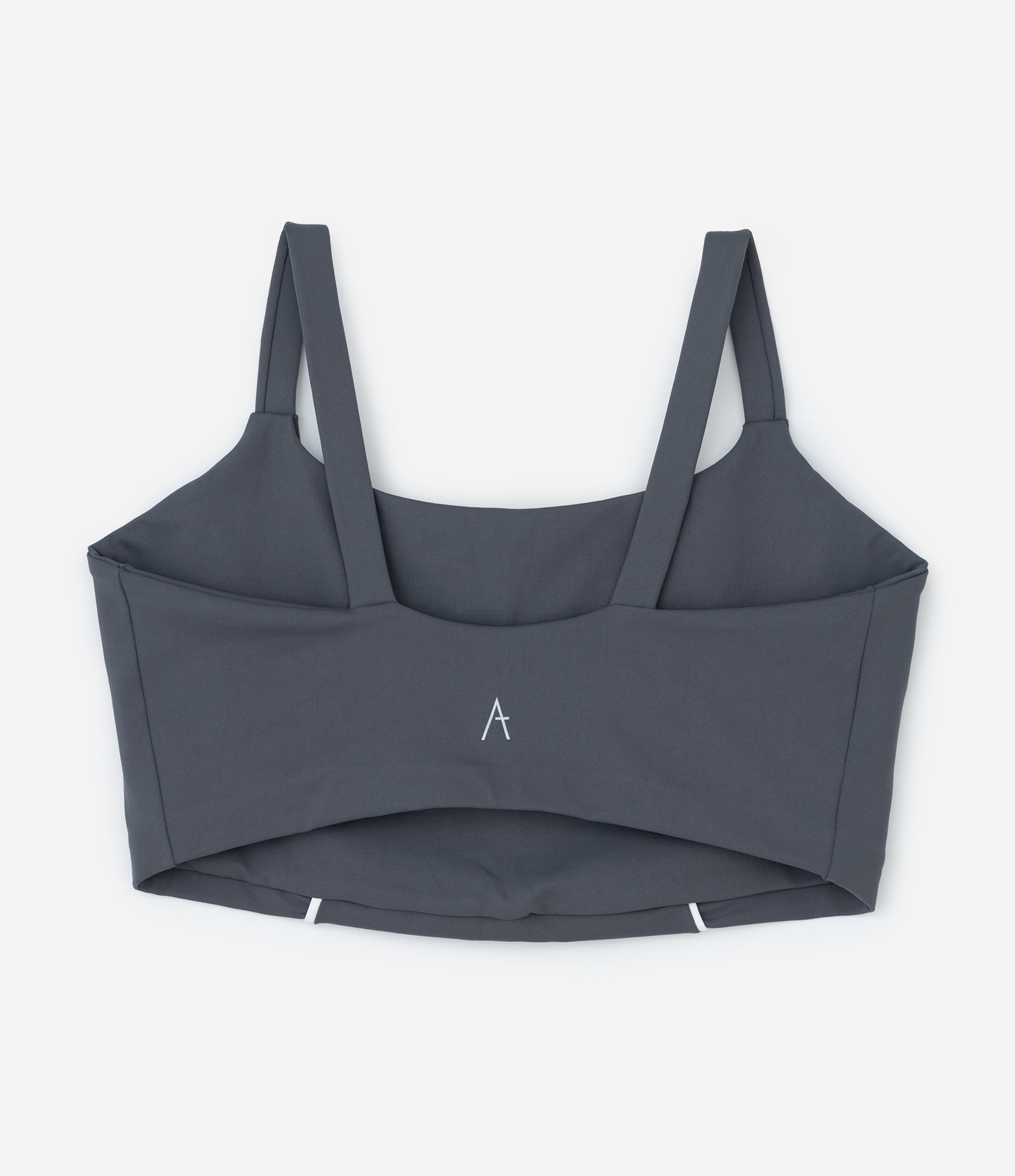 Top Esportivo em Tecnologia Dry com Contrastes Curve & Plus Size Cinza 8