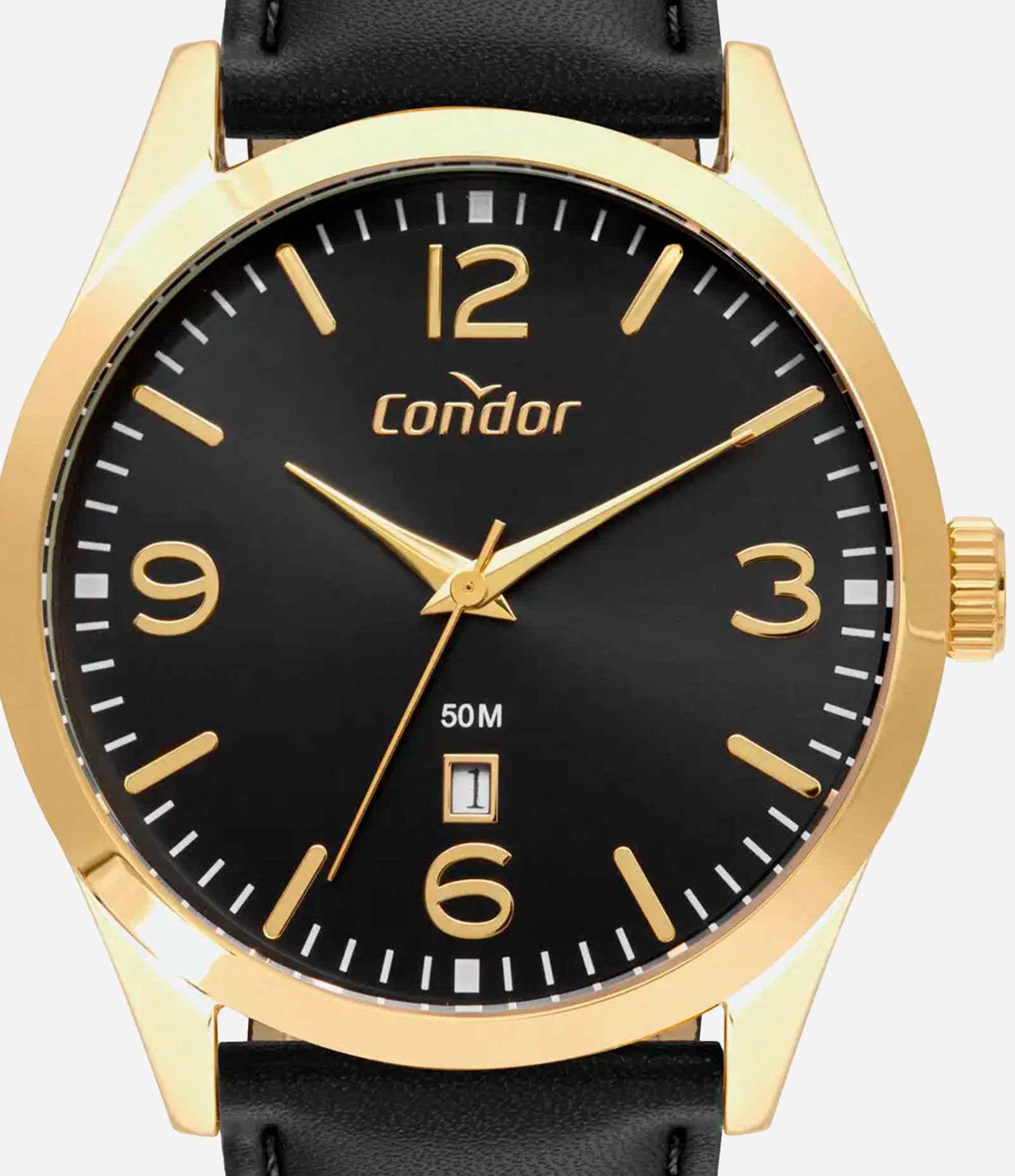 Relógio Analógico Masculino Condor Preto 2