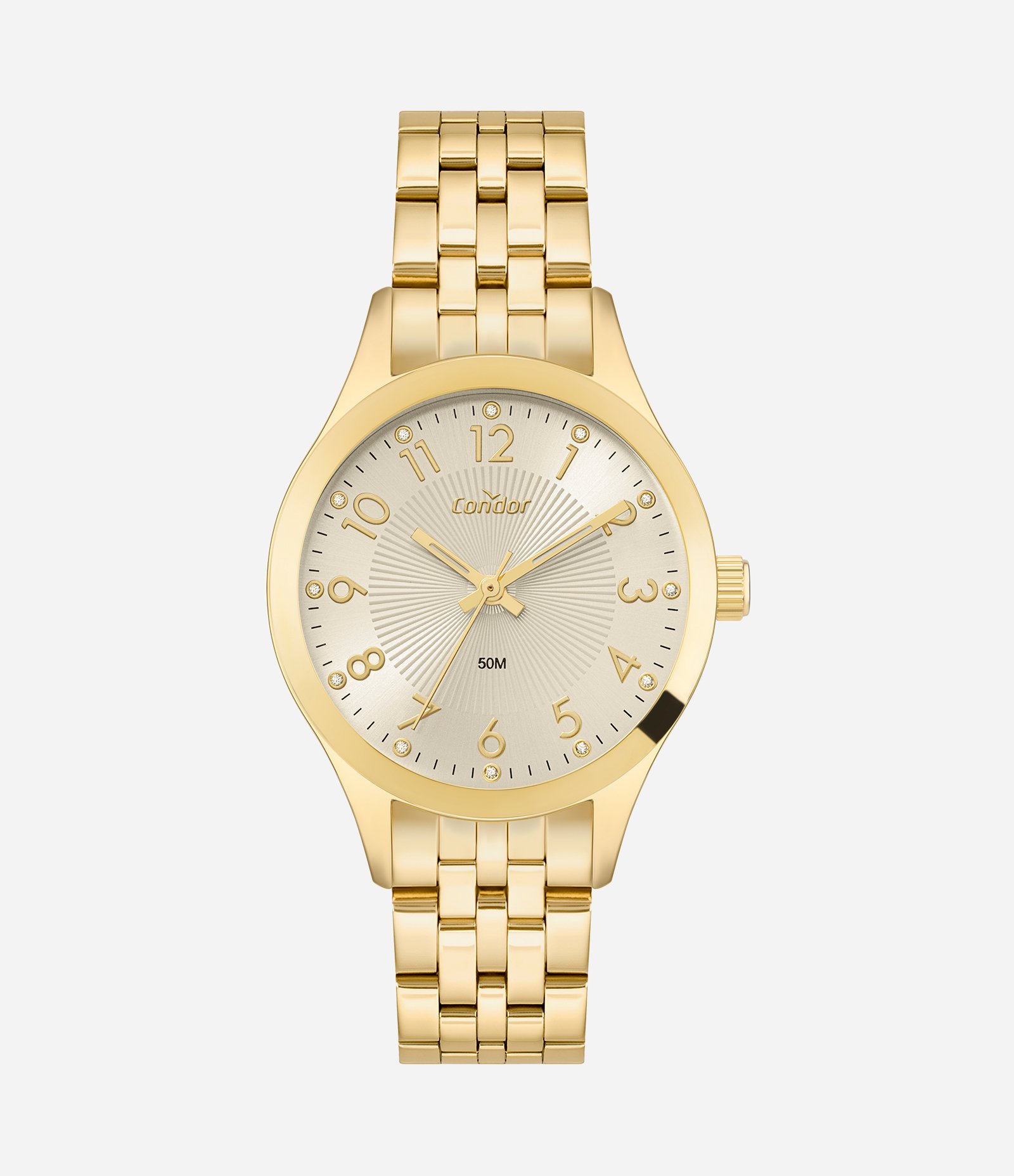 Relógio Analógico Feminino Condor Dourado 1
