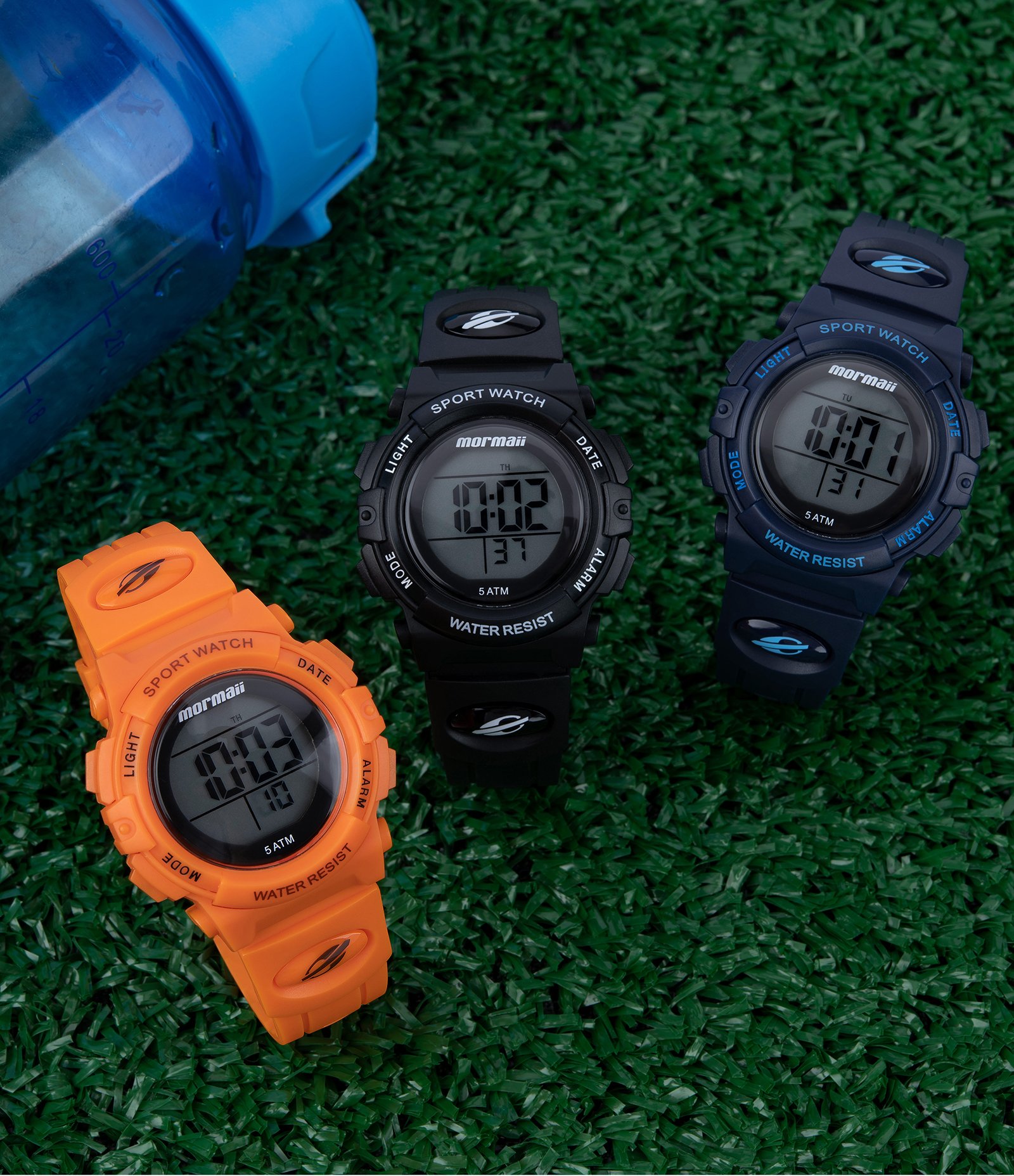 Relógio Digital Masculino Mormaii  Preto 4