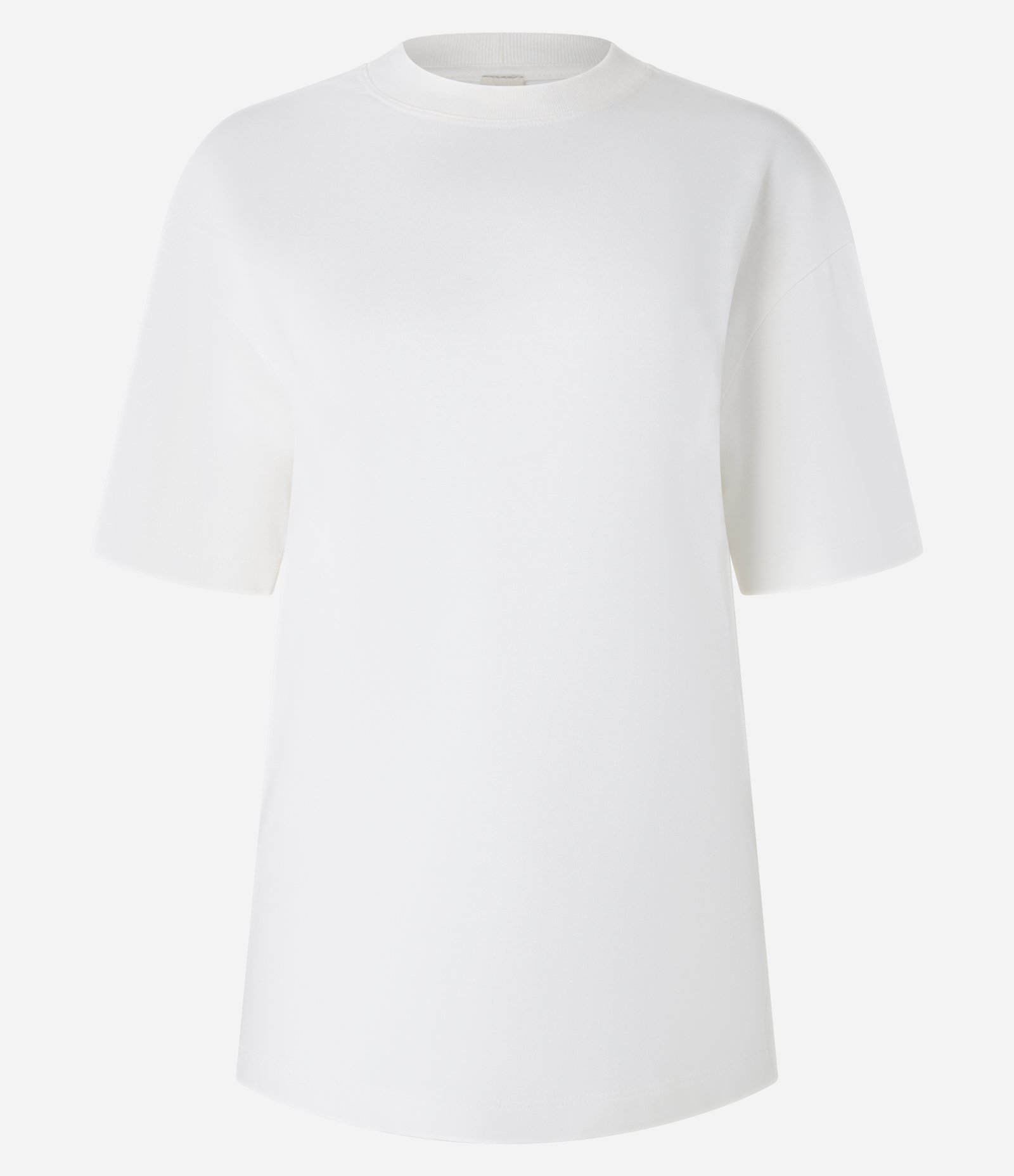 Camiseta Básica Relaxed em Malhão Branco 5