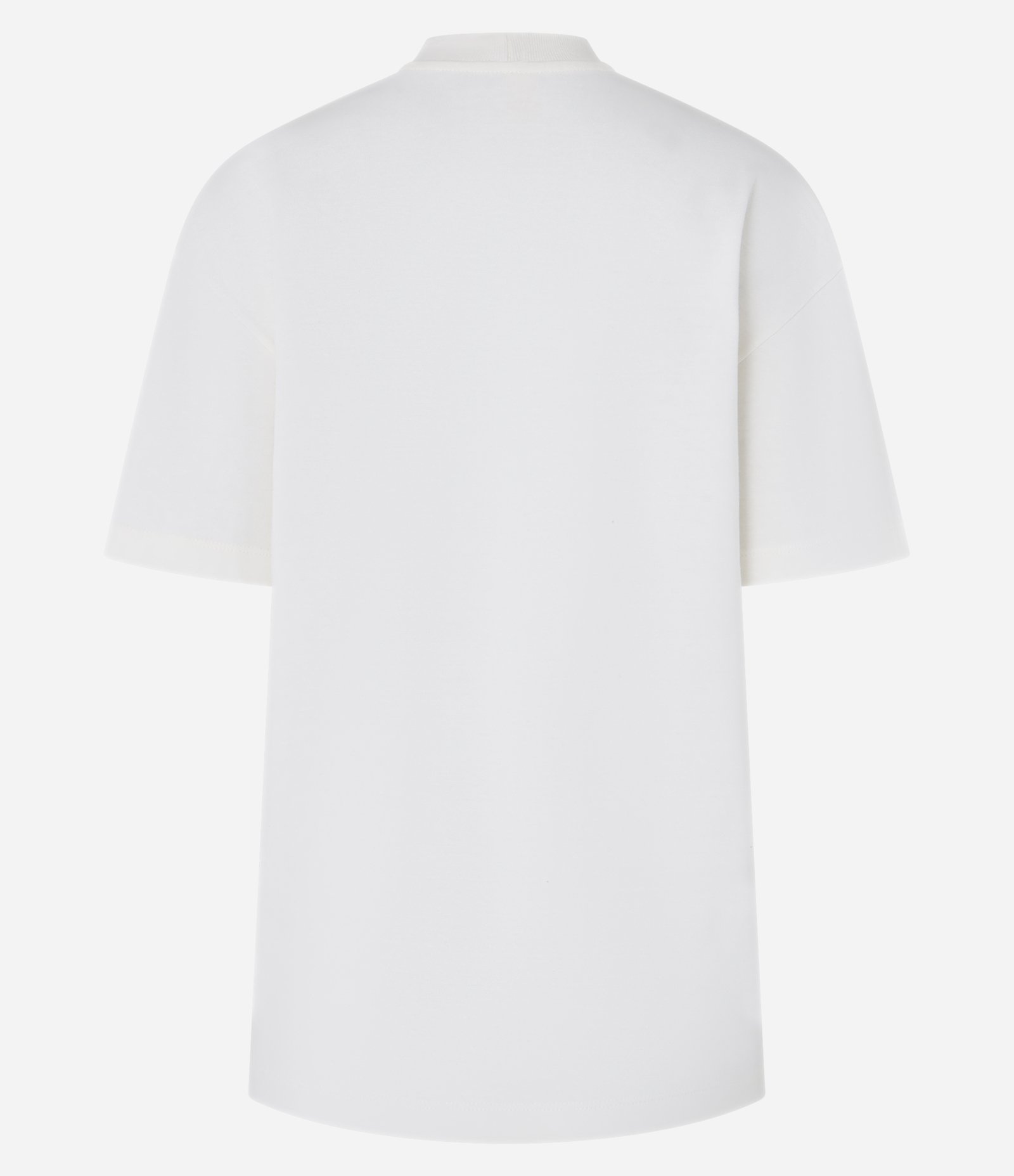 Camiseta Básica Relaxed em Malhão Branco 6