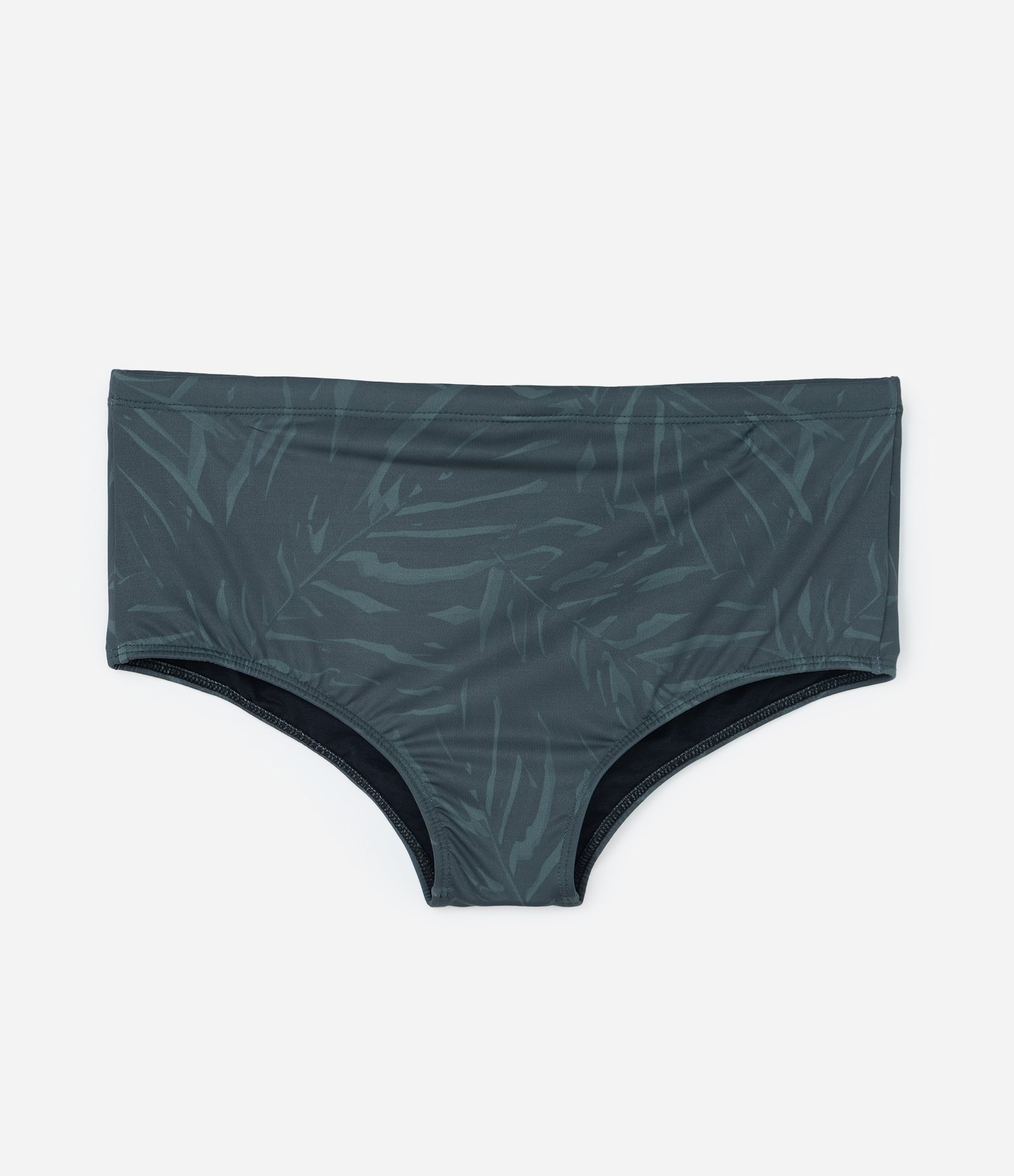Sunga com Elastano e Estampa de Folhagem Verde 3