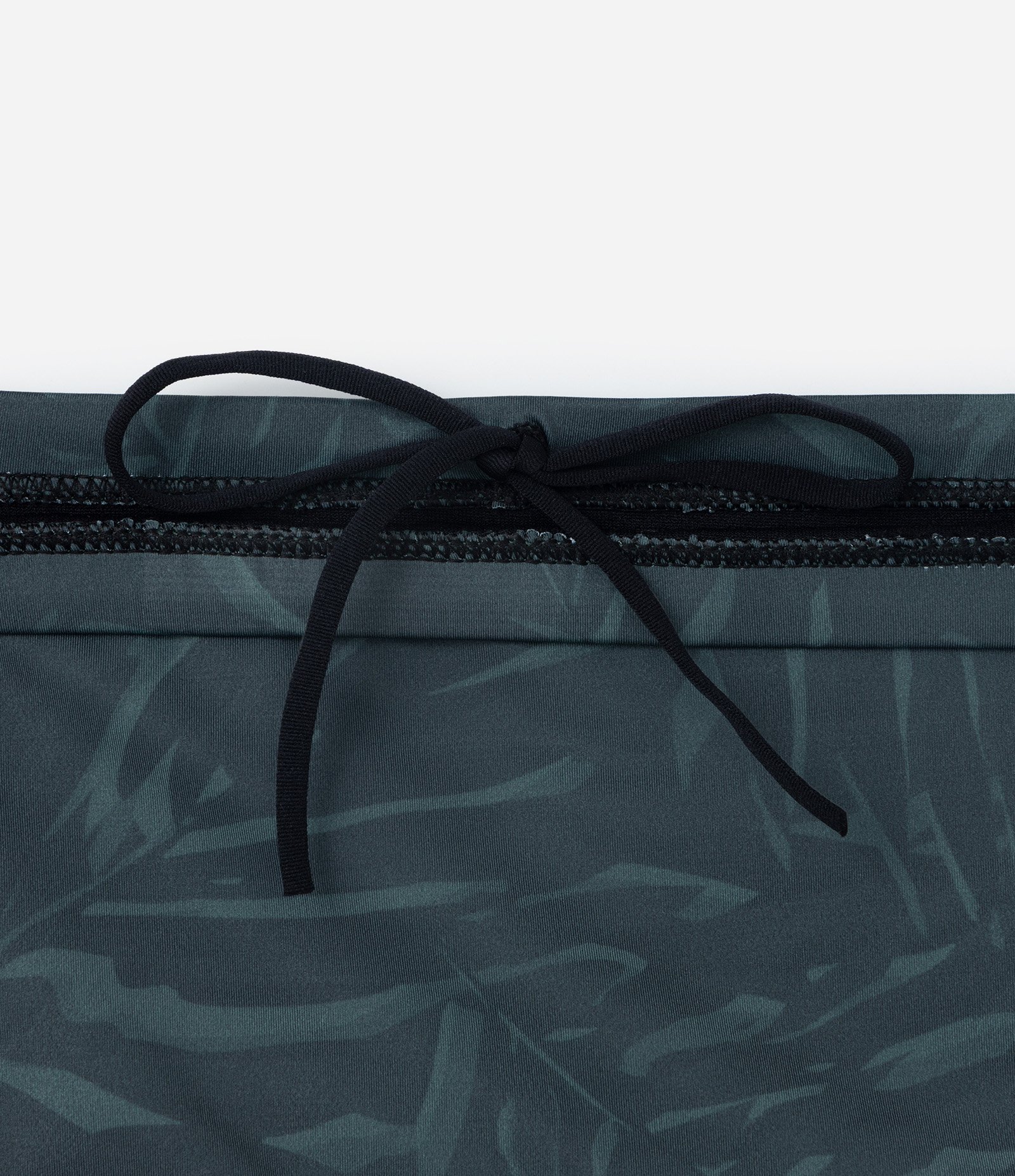 Sunga com Elastano e Estampa de Folhagem Verde 4