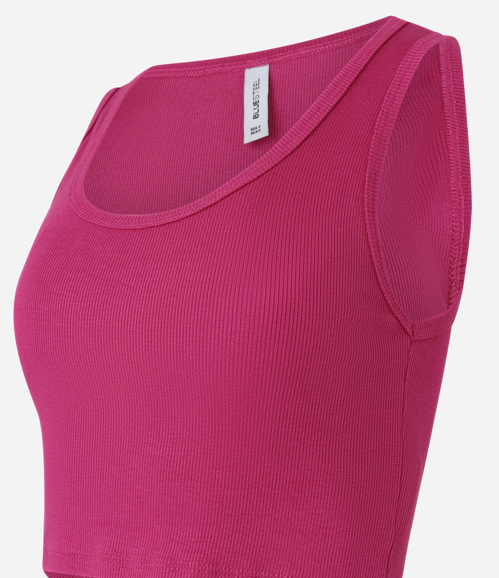 Blusa Básica Soltinha em Ribana Rosa 5
