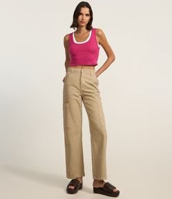 Blusa Básica Soltinha em Ribana