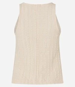 Blusa com Gola Redonda e Textura Diferenciada