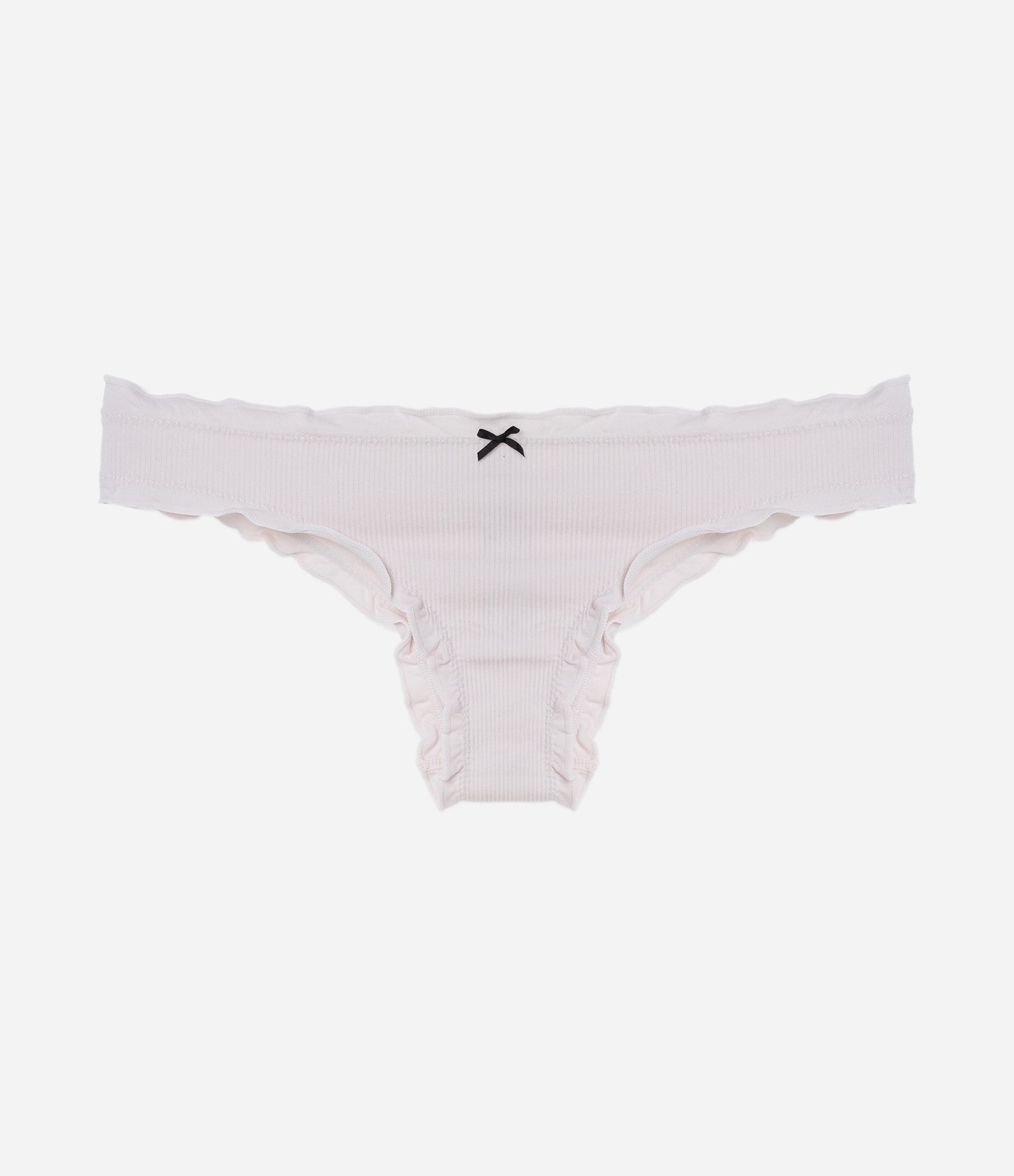 Calcinha Biquíni Seamless Texturizada com Bordas Frufru Lilás 5