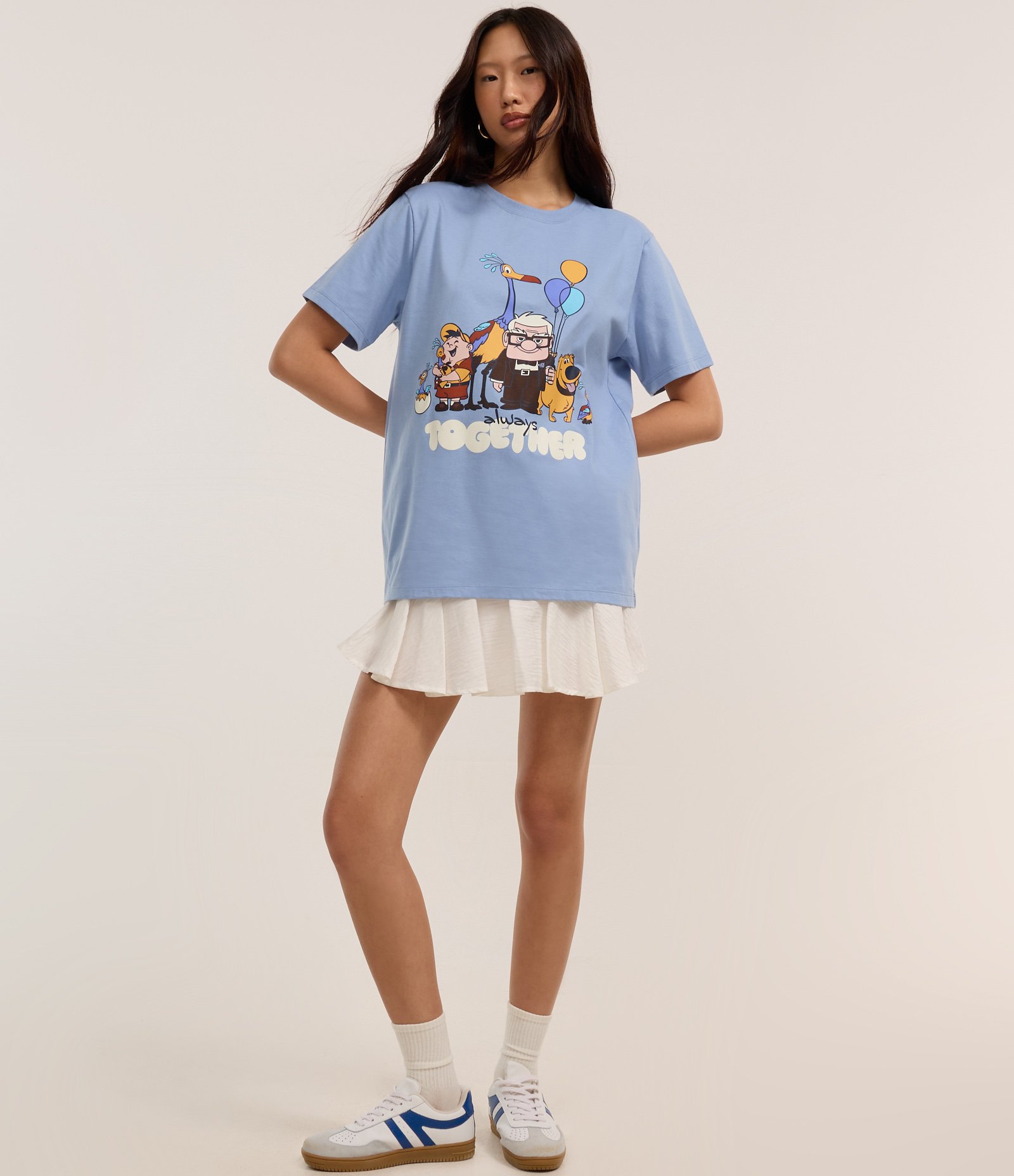 Camiseta T-shirt em Algodão com Estampa Up Altas Aventuras Azul 2