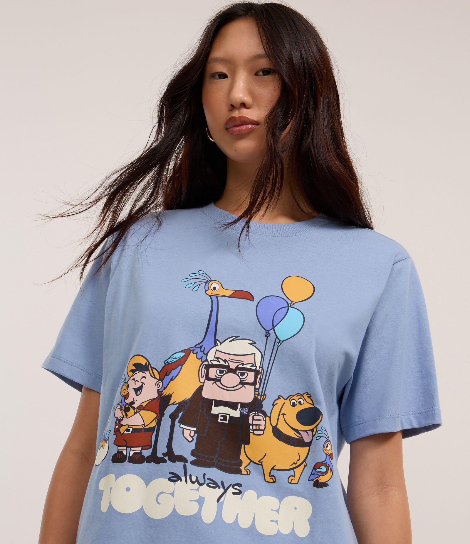 Camiseta T-shirt em Algodão com Estampa Up Altas Aventuras Azul 3