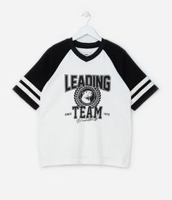 Camiseta Infantil Esportiva Estampa Capivara Team - Tam 5 a 14 Anos