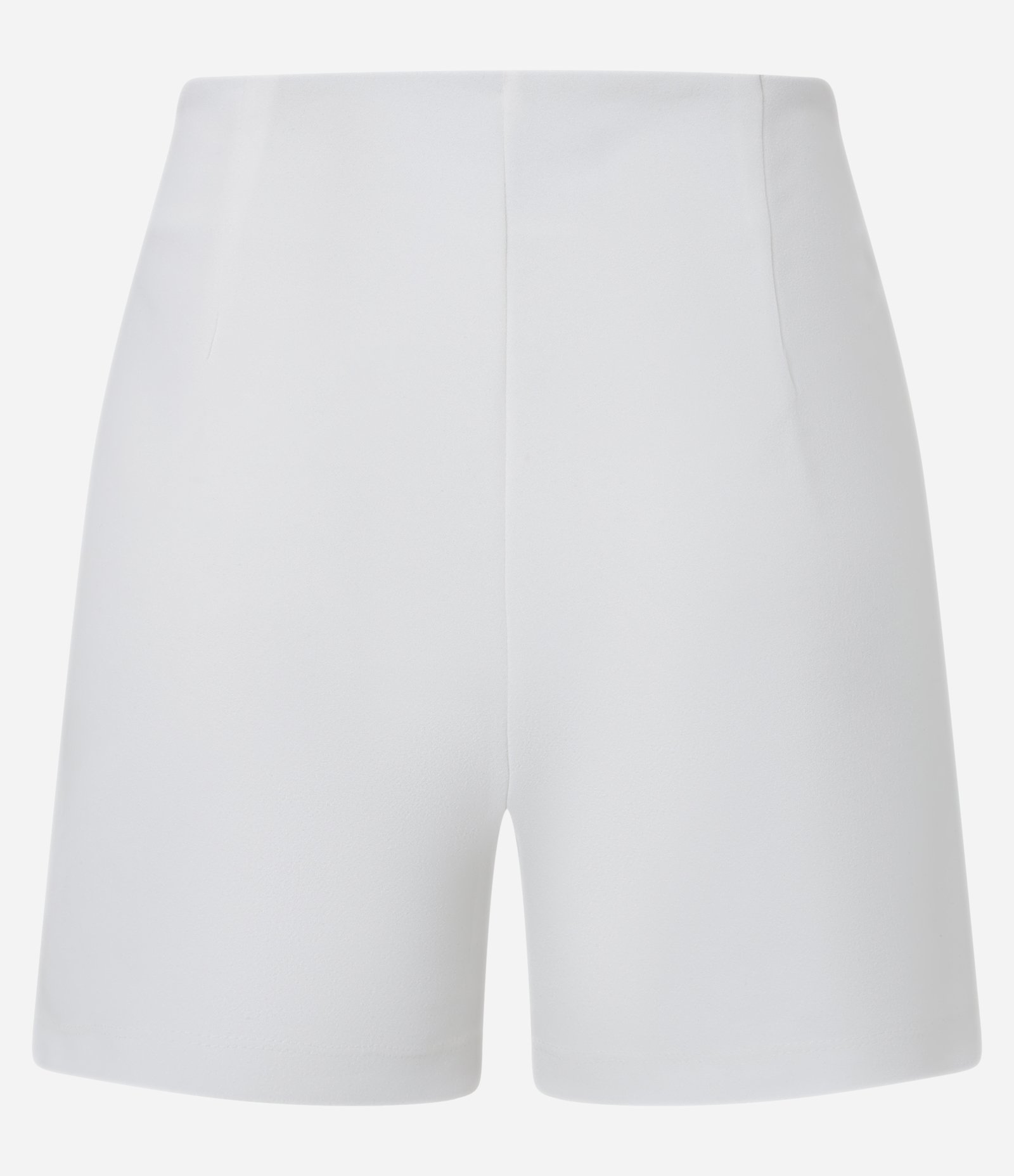 Short Saia Curto em Crepe com Fendinha Branco 6