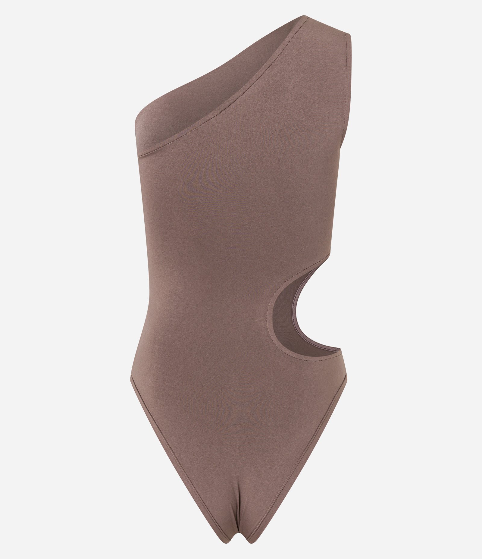 Body em Microfibra com Recortes Vazados Marrom 6