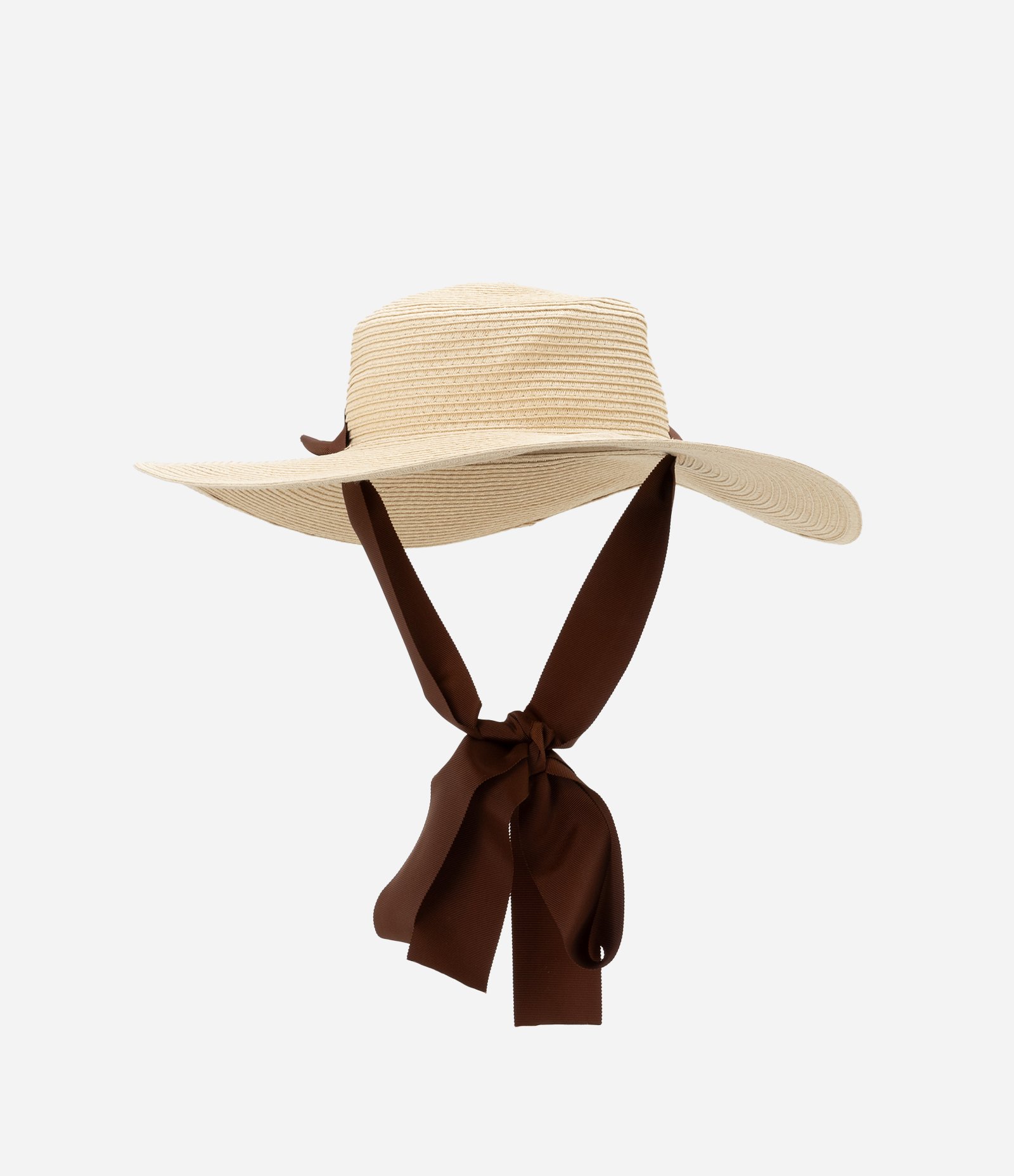 Chapéu de Praia com Aba Média e Faixa para Amarração Bege 3