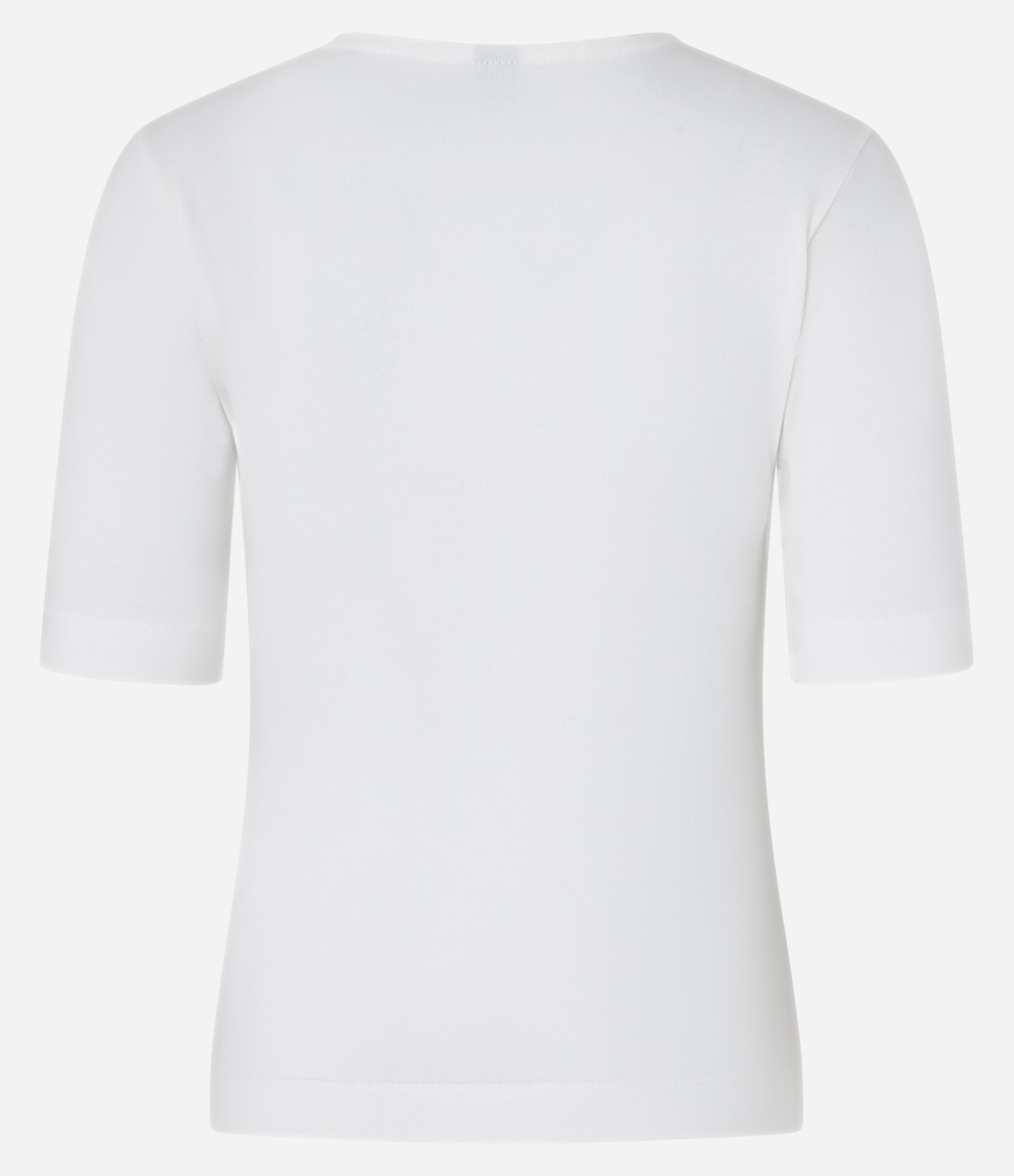 Blusa em Ribana com Laços de Veludo Branco 9