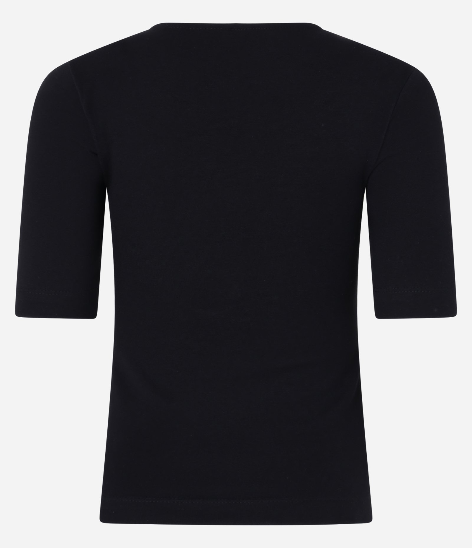 Blusa em Ribana com Laços de Veludo Preto 7