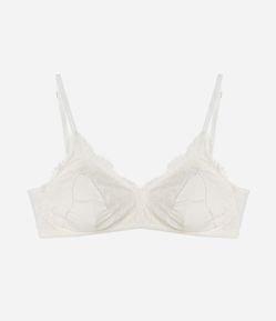 Sutiã Top em Microfibra com Detalhes em Renda e Bojo Removível