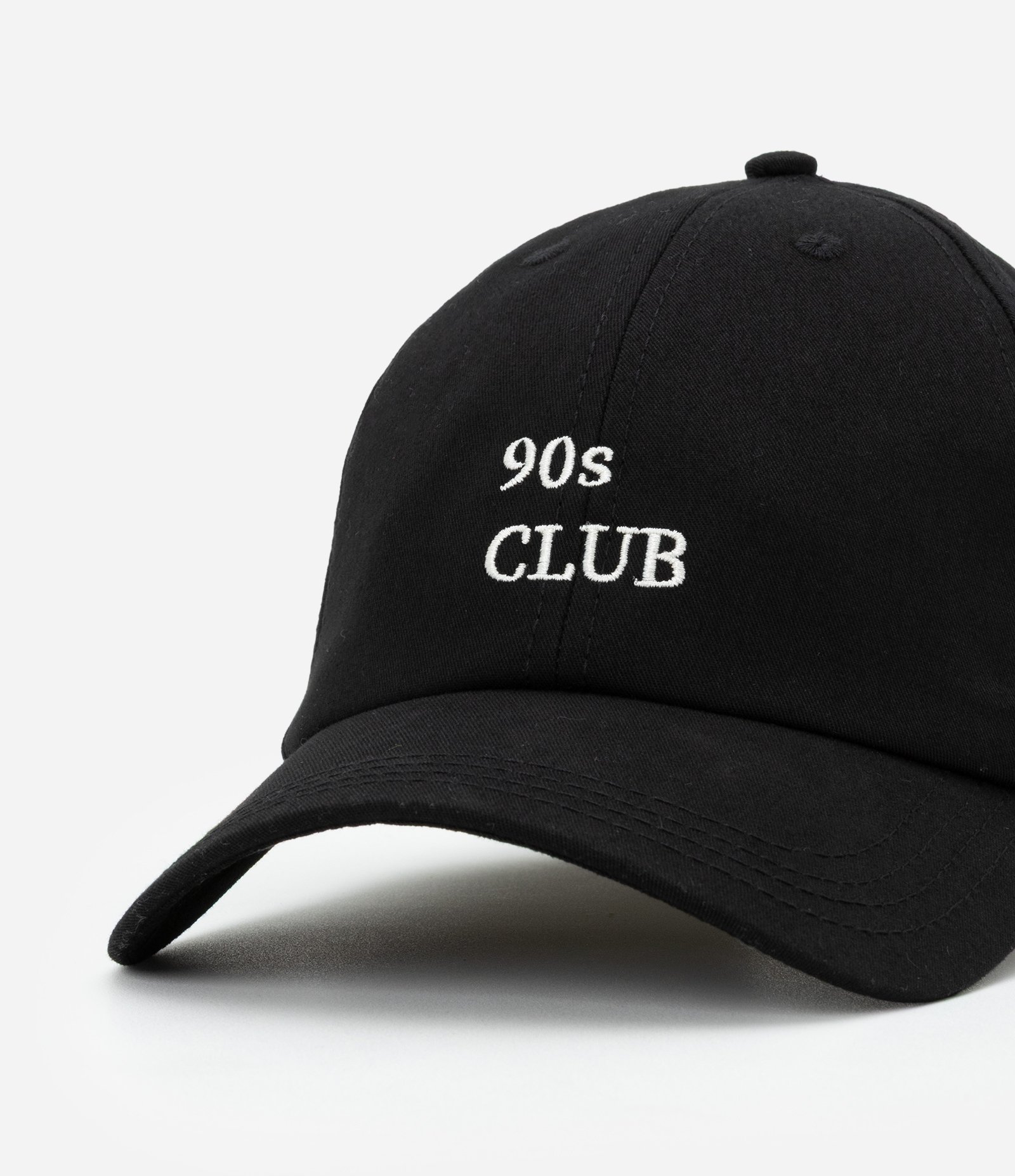 Boné Texturizado em Algodão com Bordado 90s Club Preto 6