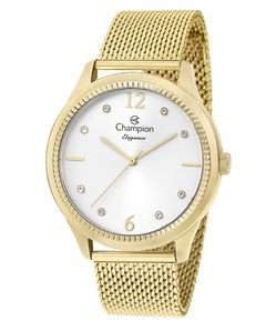 Kit Relógio Analógico Feminino Champion