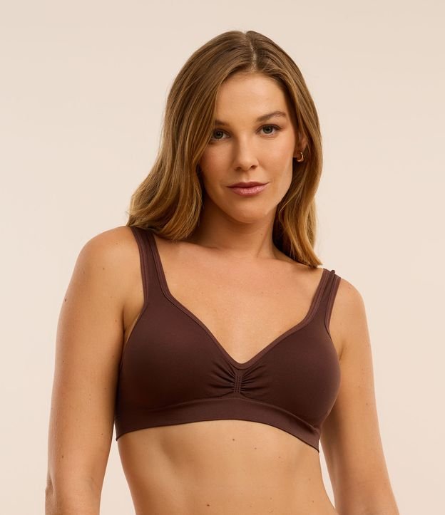 Sutiã em Microfibra com Bojo e sem Costura TriFil