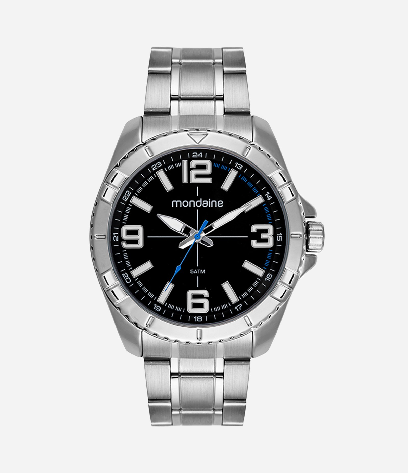 Relógio Analógico Masculino Mondaine Prata 1