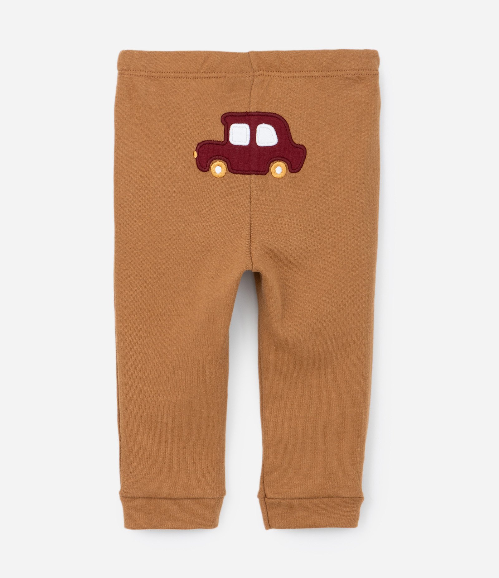 Conjunto Infantil com Estampa Carrinhos - Tam RN a 18 meses Branco/Marrom 9