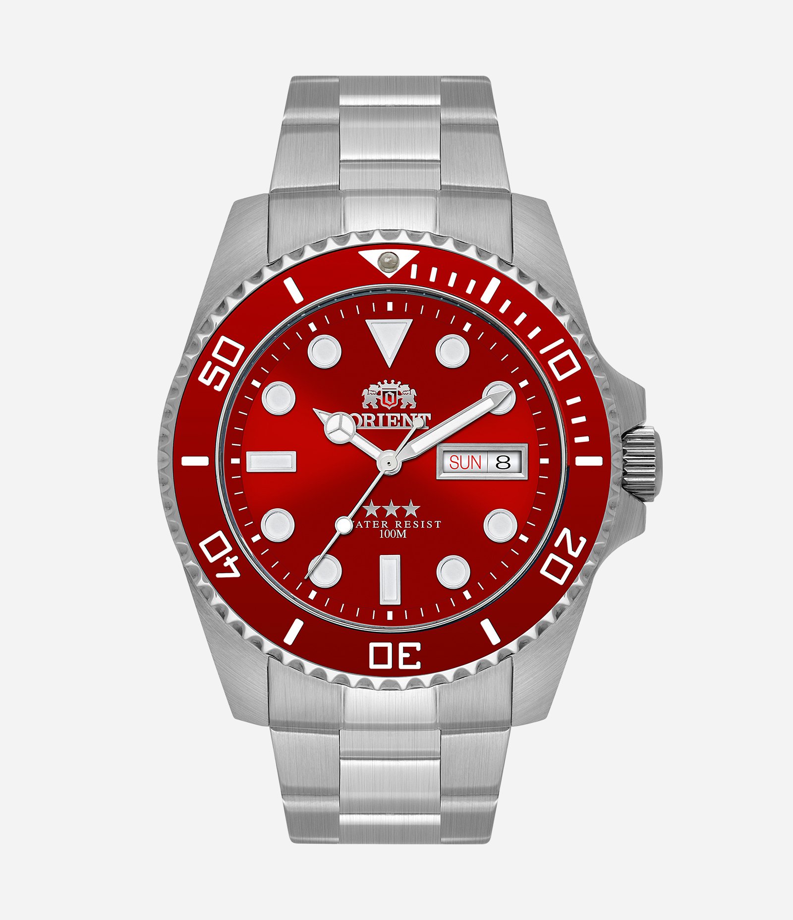 Relógio Analógico Orient em Aço NH3SS009W1SX Prata 1