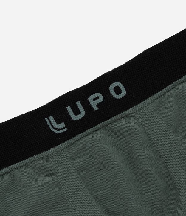Cueca Boxer em Microfibra com Cós Elástico Sem Costura Lupo