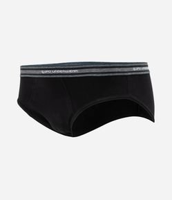 Cueca Slip em Algodão com Elastano