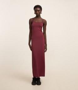 Vestido Longo Evasê com Alcinhas