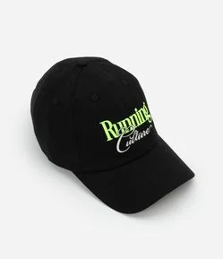 Boné Aba Curva em Sarja com Bordado Running Culture
