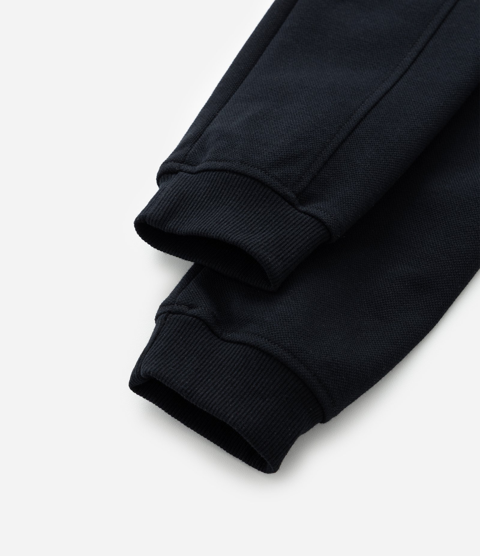 Calça Infantil em Piquet com Recortes - Tam 1 a 6 Anos Preto 4