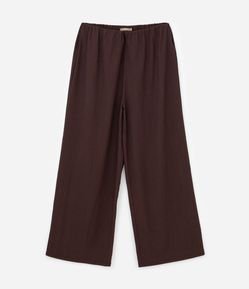 Calça Flare texturizada em Anarruga Curve e Plus Size