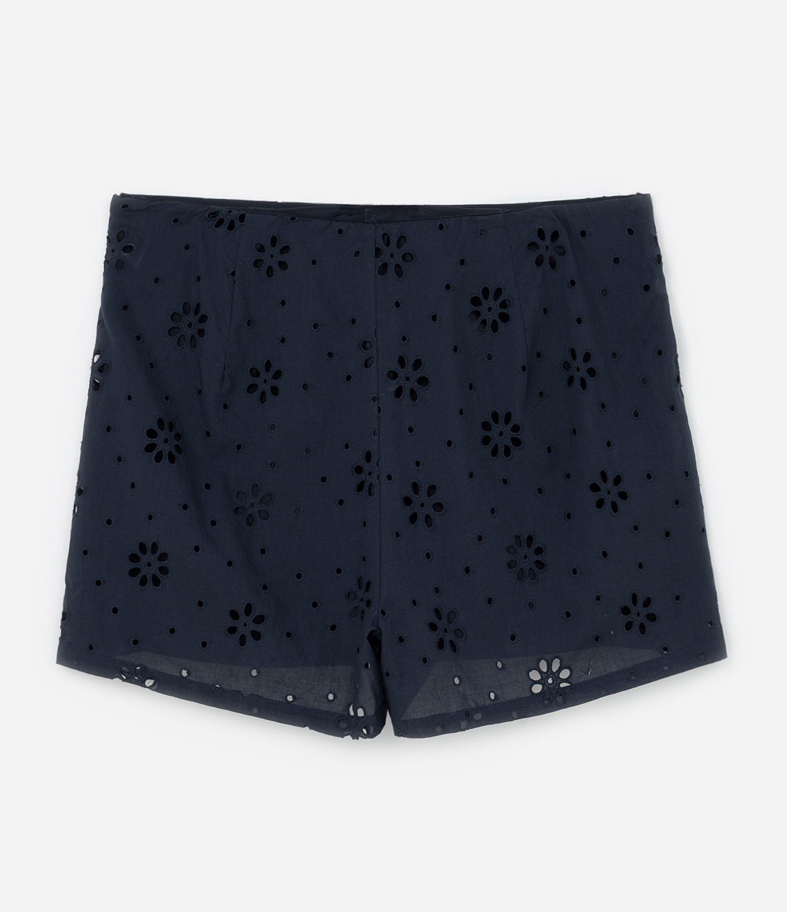 Short em Laise sem Cós Curve & Plus Size Azul Marinho 6