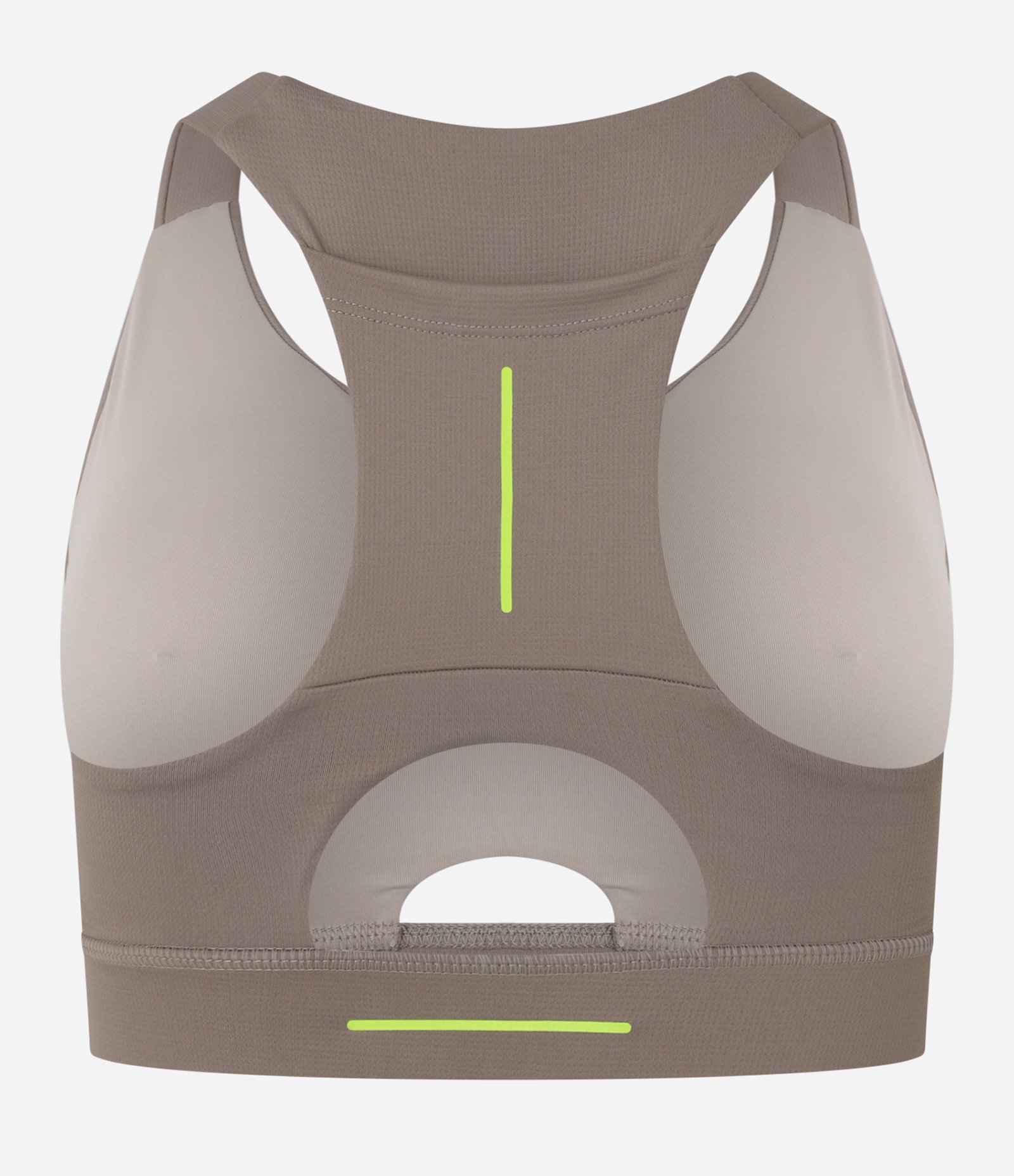 Top Nadador Esportivo em Microfibra com Sutentação e Bojo Removível Marrom 6