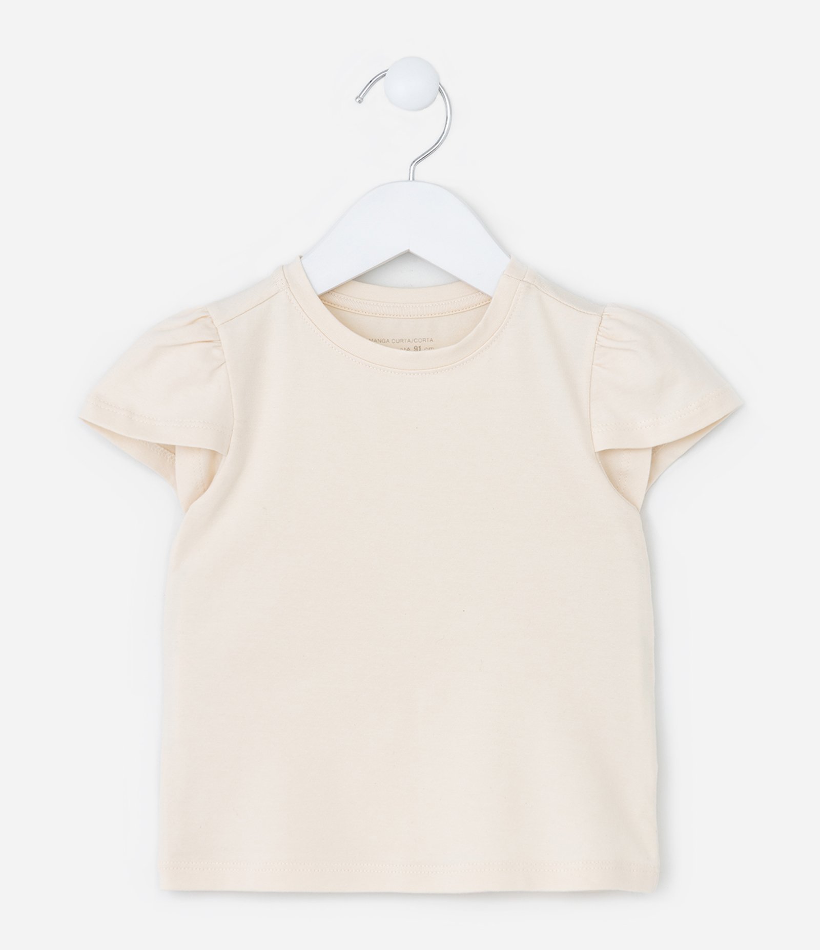Blusa Infantil com Manguinha Transpassada - Tam 1 a 6 Anos 1