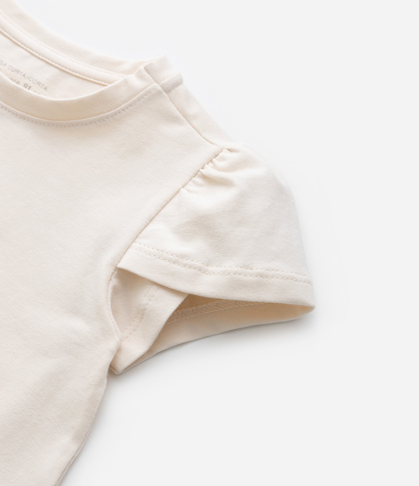 Blusa Infantil com Manguinha Transpassada - Tam 1 a 6 Anos 4