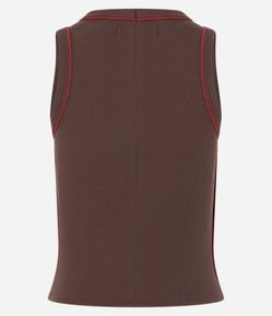 Regata em Ribana com Frisos Contrastantes