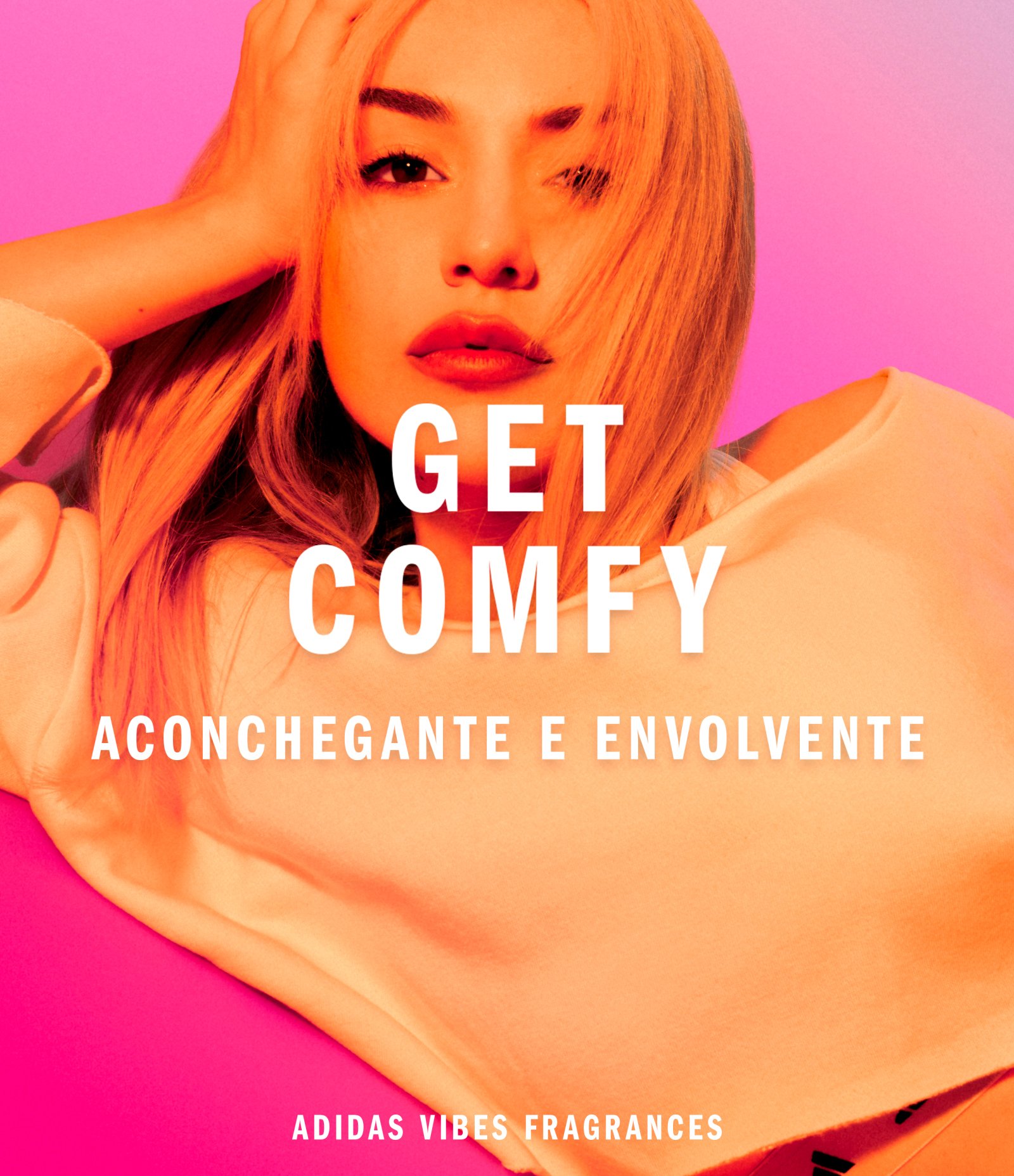 Kit Perfume Adidas Vibes Get Comfy Eau de Toilette  KIT 3