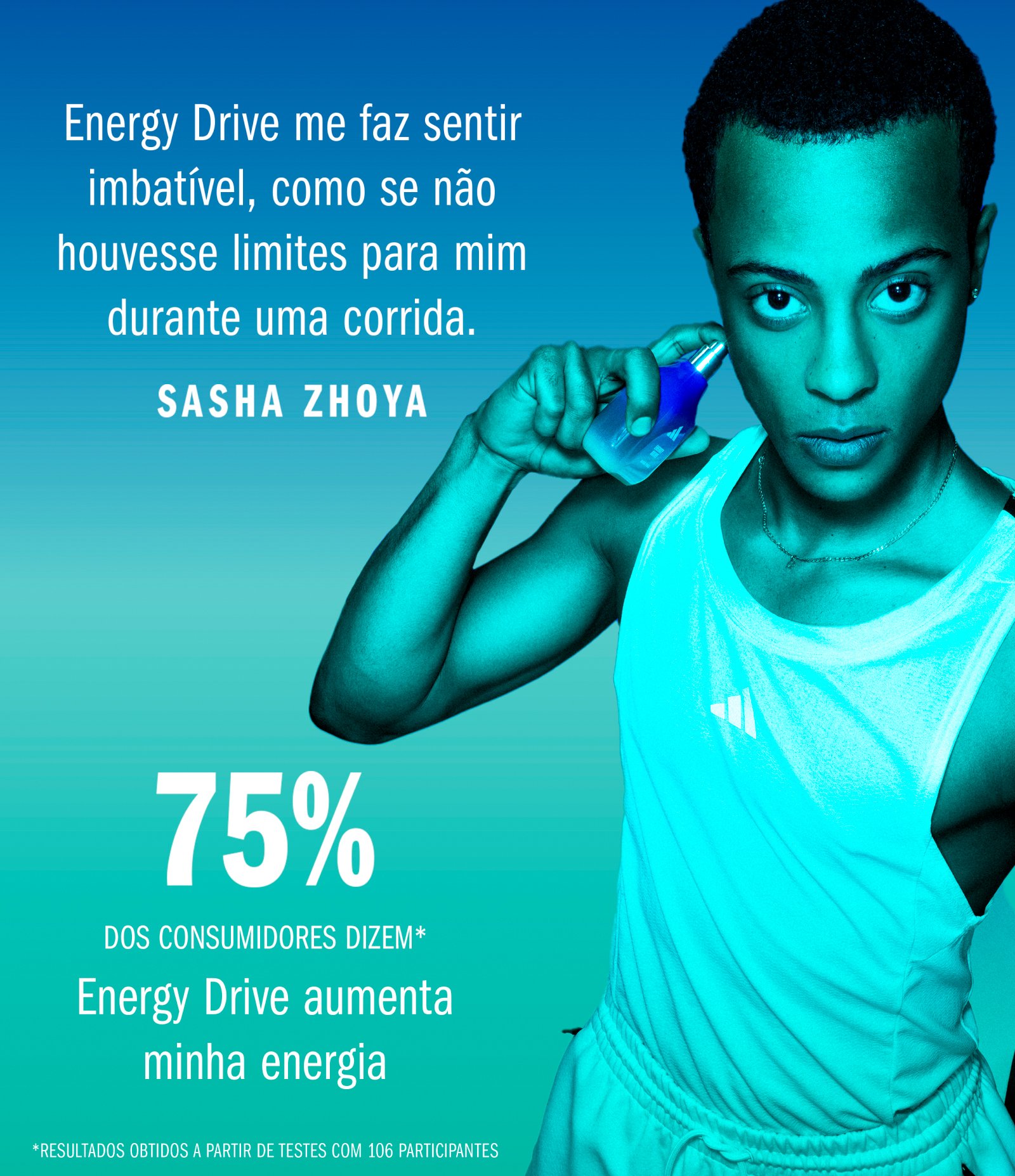 Kit Perfume Adidas Vibes Energy Drive Eau de Parfum  KIT 5