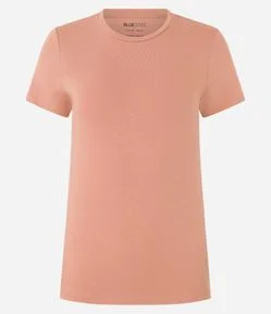 Blusa em Algodão Spandex com Manga Curta