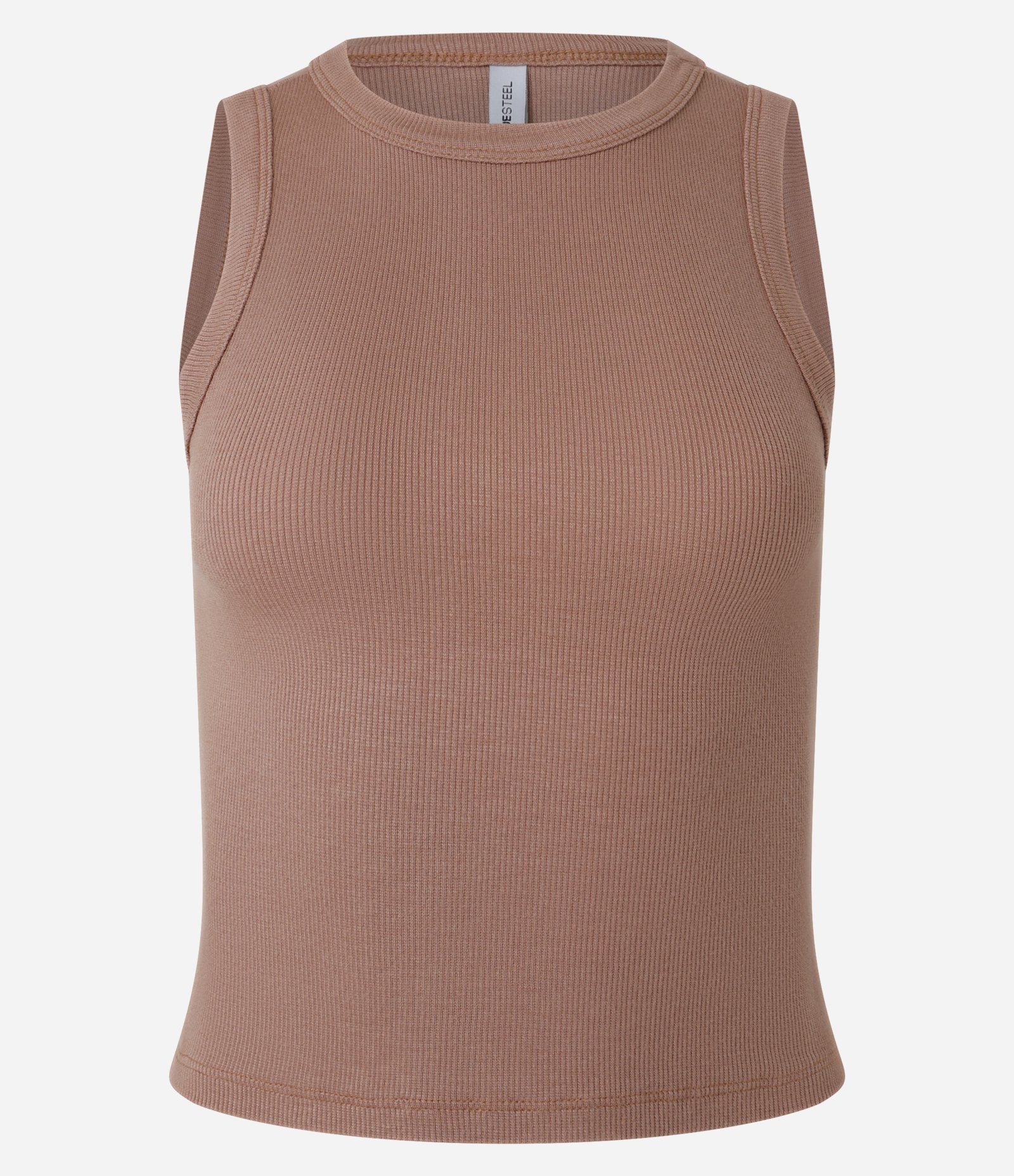 Regata Cropped Básica em Ribana Canelada 4