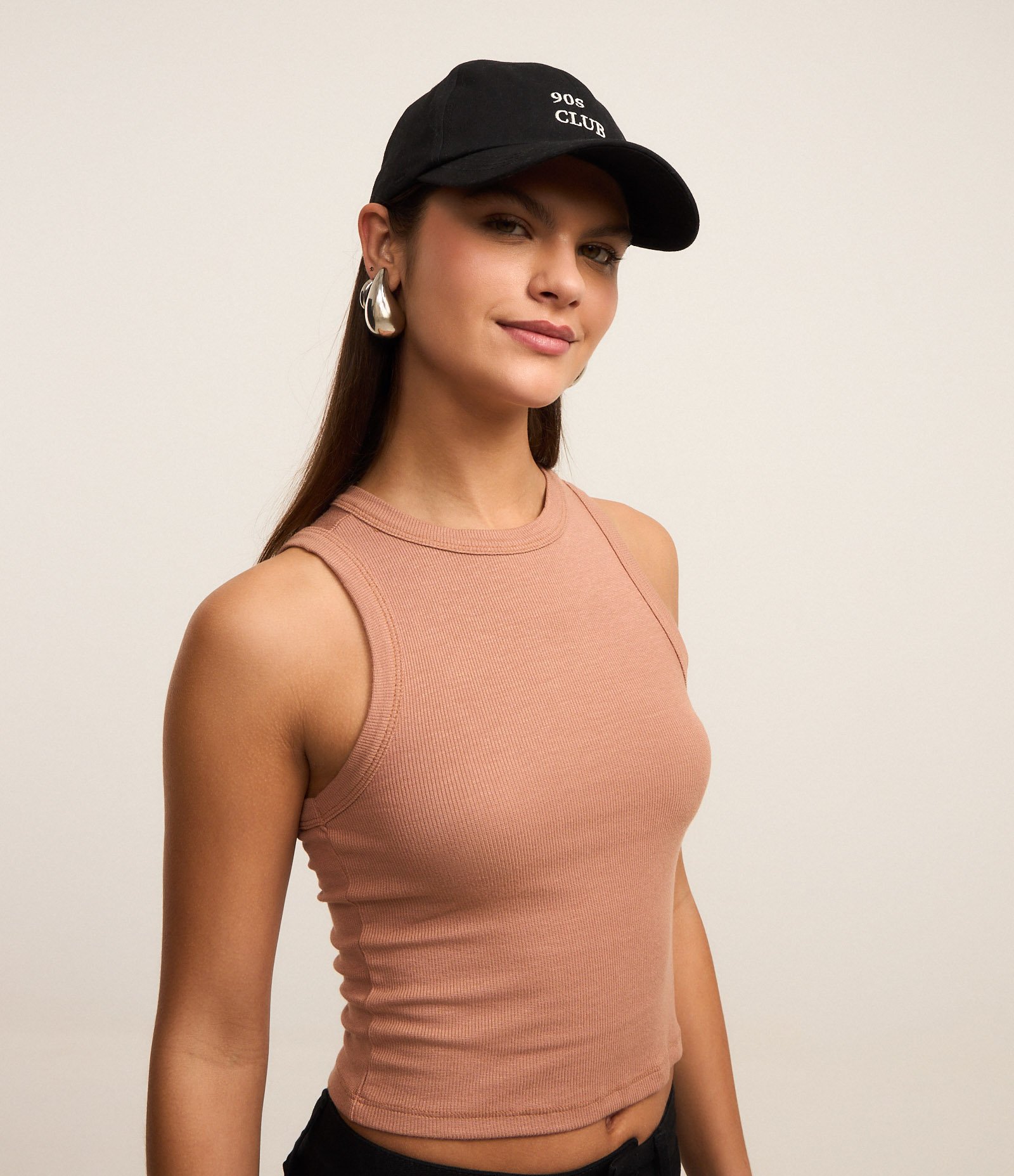 Regata Cropped Básica em Ribana Canelada 1