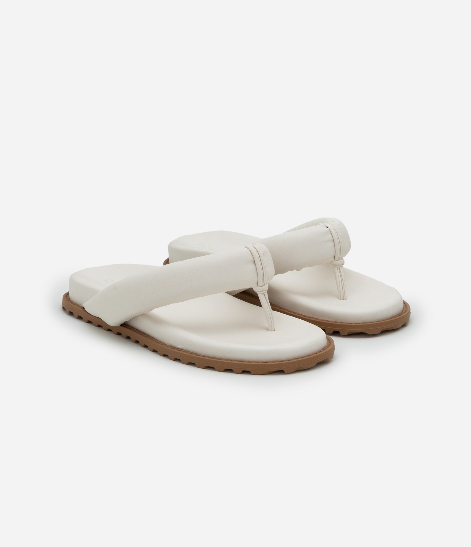 Sandália Rasteira Mule Puffer em PU com Palminha Anatômica 4