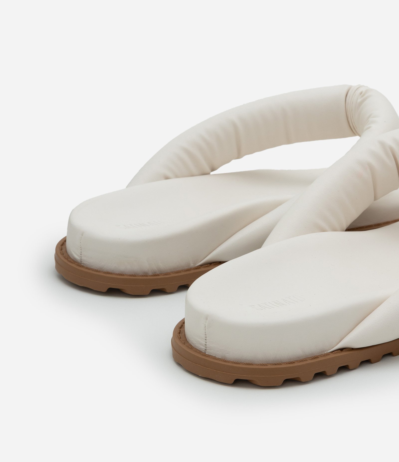 Sandália Rasteira Mule Puffer em PU com Palminha Anatômica 5