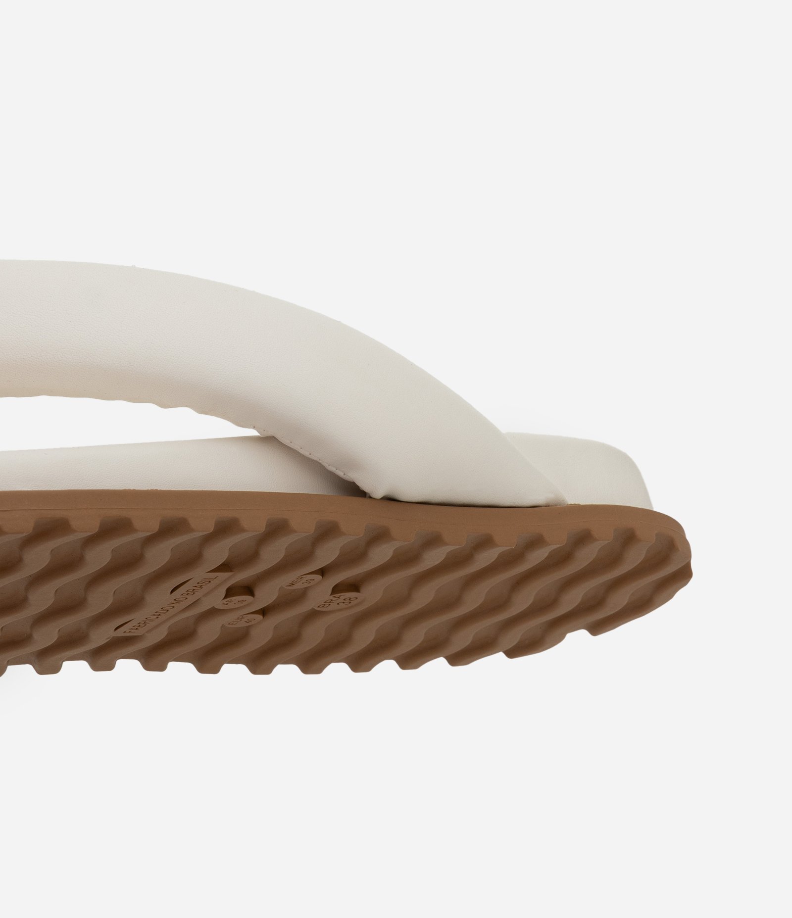 Sandália Rasteira Mule Puffer em PU com Palminha Anatômica 6