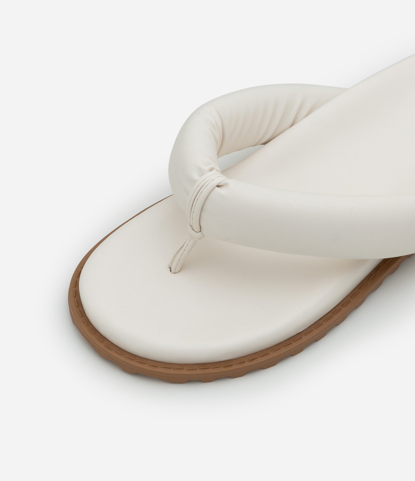 Sandália Rasteira Mule Puffer em PU com Palminha Anatômica 7