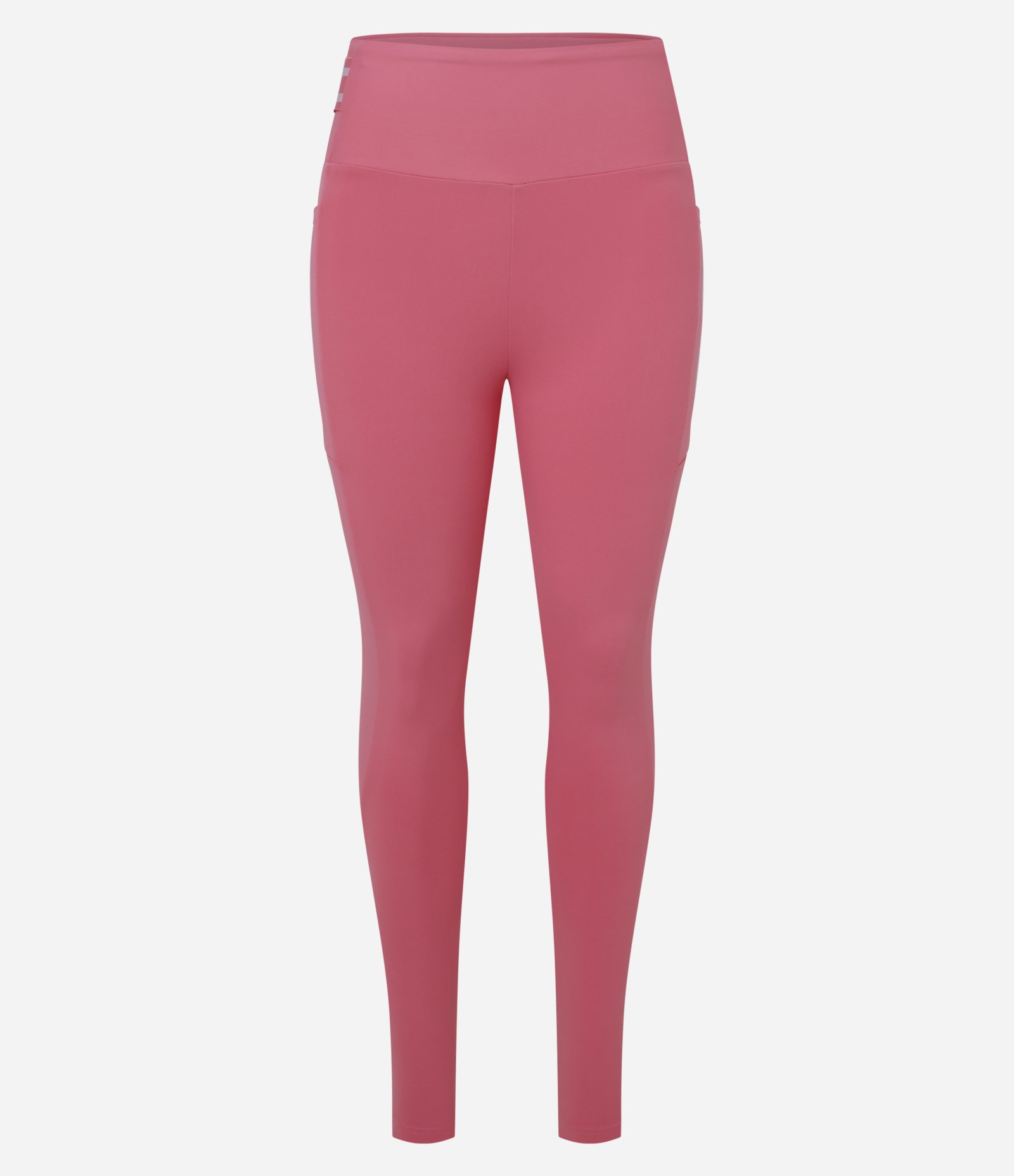 Calça Legging Esportiva em Microfibra com Bolso Lateral e Elástico Porta Camiseta Rosa 5